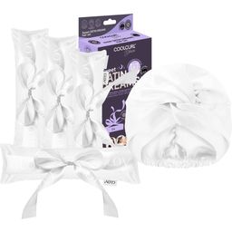 GLOV COOLCURL Sweet Dreams Satin Set - White