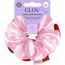 GLOV Scrunchies 2 Pack L - Pink/Red