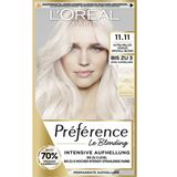 Préférence 11.11 Ultra Light Cool Crystal Blonde Permanent Hair Dye