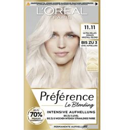 Préférence 11.11 Ultra Light Cool Crystal Blonde Permanent Hair Dye - 1 Pc