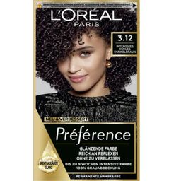 Préférence 3.12 Intense Cool Dark Brown Permanent Hair Dye - 1 Pc