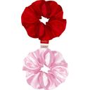 GLOV Scrunchies 2 Pack L - Pink/Red