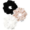 GLOV Scrunchies 3 Pack S - Black/White/Champagne