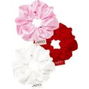 GLOV Scrunchies 3 Pack S - Pink/Red/White