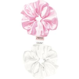 GLOV Scrunchies 2 Pack M - White/Pink