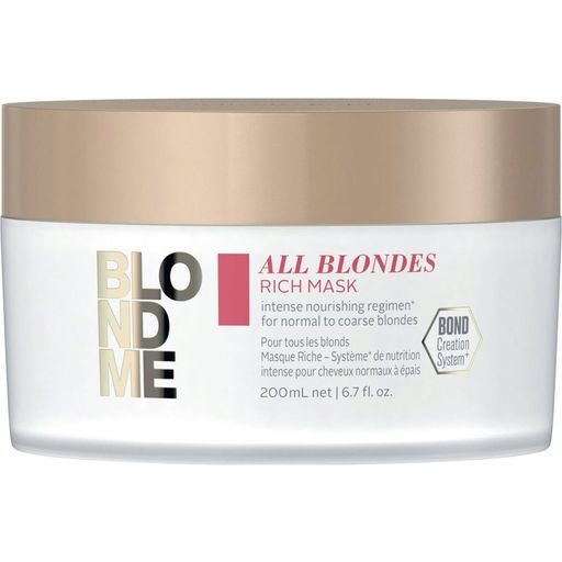 Schwarzkopf Professional BlondME - ALL BLONDES RICH, Mask - 200 ml