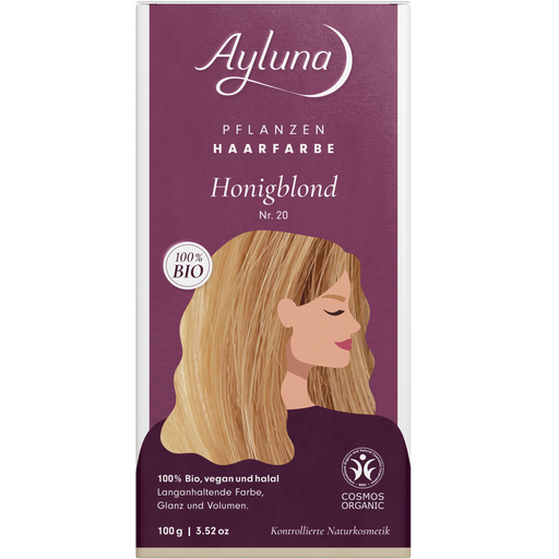 Ayluna Honey Blonde Herbal Hair Dye - 100 g