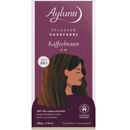 Ayluna Rastlinska barva za lase kavno rjava - 100 g