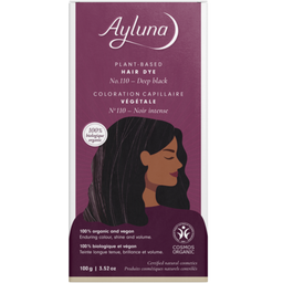 Ayluna Rastlinná farba na vlasy čierna - 100 g