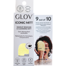 Iconic Mitt - Make up Remover and Cleansing Mitt - Baby Banana