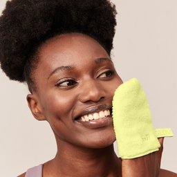 Iconic Mitt - Make up Remover and Cleansing Mitt - Baby Banana