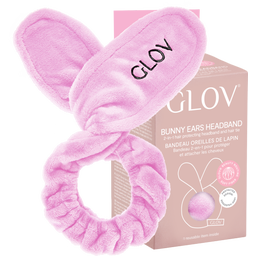 Bunny Ears Headband - 2in1 Hair Protecting Headband & Hair Tie - Pink