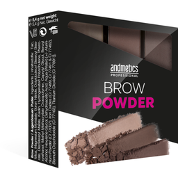Andmetics Professional Brow Powder - 3 Pcs