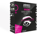 Andmetics Professional Brow Wax Strips for Women - Big Pack