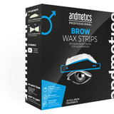 Andmetics Professional Brow Wax Strips for Men - Big Pack