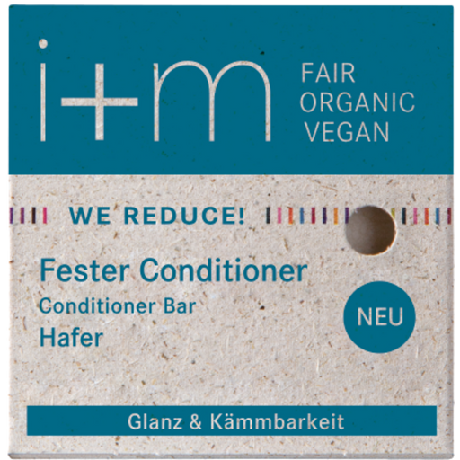 i+m Naturkosmetik Berlin WE REDUCE Fester Conditioner Hafer - 50 g