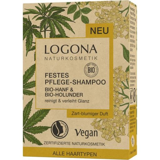 Logona Festes Shampoo Bio-Hanf & Bio-Holunder - 60 g