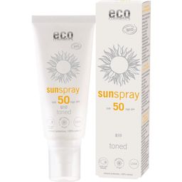 eco cosmetics Sonnenspray LSF 50 getönt Q10 - 100 ml