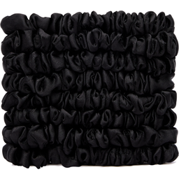 Veganboost Satin Scrunchie, Small Size - Black