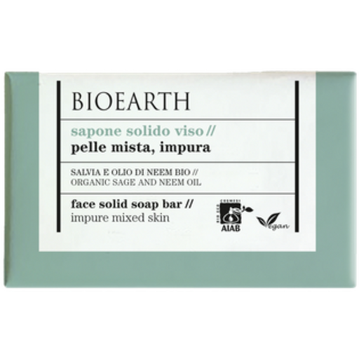 Bioearth Sage & Neem Face Solid Soap Bar - 150 g