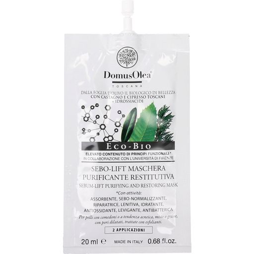Domus Olea Toscana Sebo-Lift regenerativna čistilna maska - 20 ml