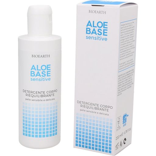 Bioearth Aloebase Sensitive gel za prhanje - 200 ml