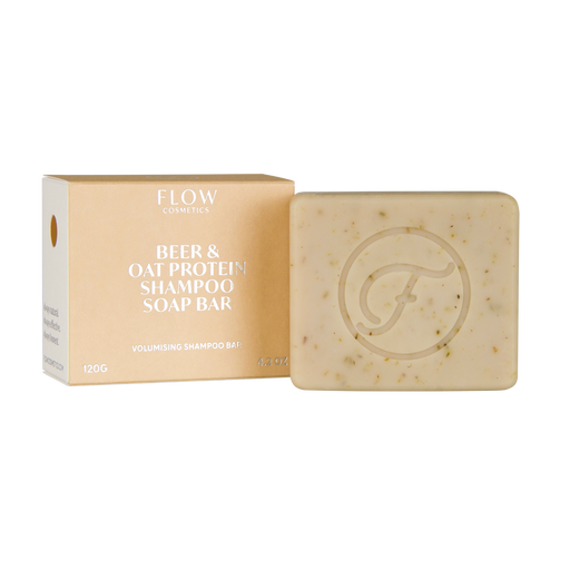 FLOW cosmetics Beer & Hemp Protein Shampoo Bar Soap - 120 g