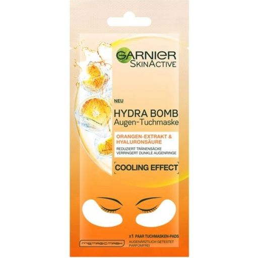 SkinActive HYDRA BOMB Orange Extract & Hyaluronic Acid Eye Sheet Mask - 1 Pc