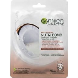 SkinActive Nutri Bomb ošetrujúca textilná maska s kokosovým mliekom - 1 ks