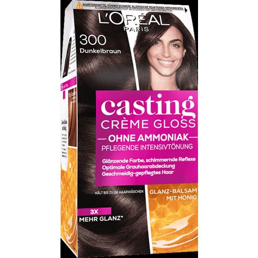 Casting Crème Gloss odsevni preliv za lase - 300 temno rjava - 1 k.