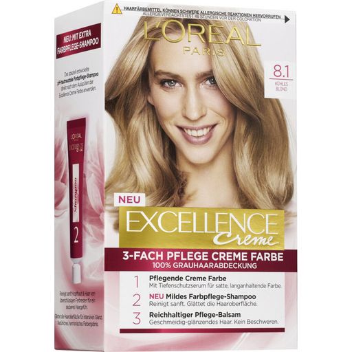 L'Oréal Paris EXCELLENCE Crème 8.1 Kühles Blond - 1 Stk