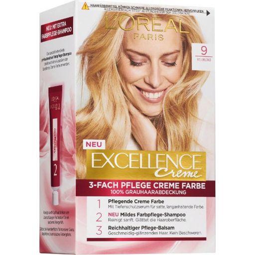 L'Oréal Paris EXCELLENCE Crème 9 Blond Très Clair - 1 pcs