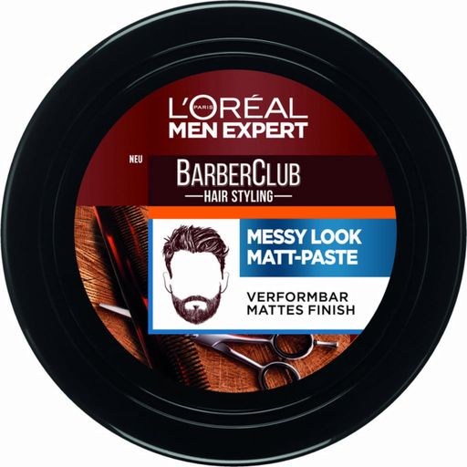 MEN EXPERT BARBER CLUB - Arcilla Moldeadora Look Despeinado - 75 ml