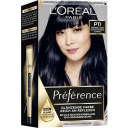 Préférence P11 - Manhattan Cool Intense Black Permanent Hair Dye - 1 Pc