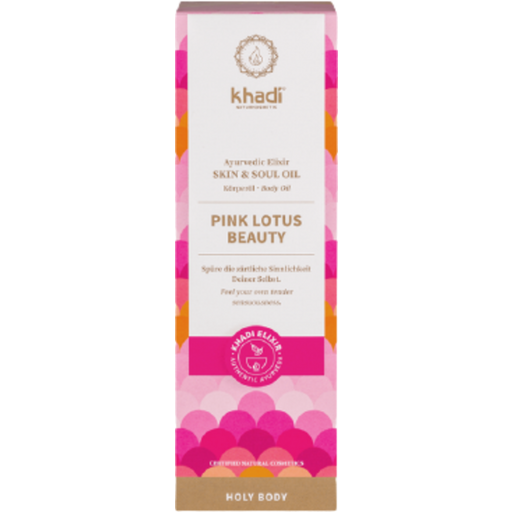 Khadi Holy Body olje za telo Pink Lotus Beauty - 100 ml