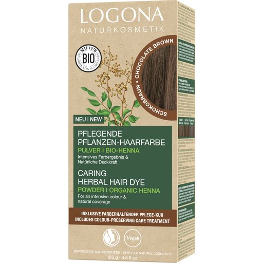 Logona Herbal Hair Colour - Chocolate Brown