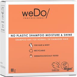 No Plastic Shampoo Moisture & Shine - Shampoo Bar - 80 g