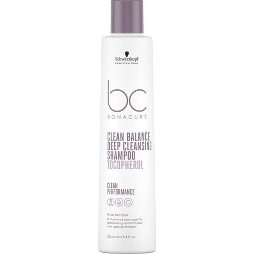 Bonacure - Clean Balance Tocopherol, Deep Cleansing Shampoo - 250 ml