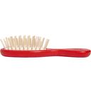 tek Small Oval Pocket Brush - Red