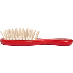 tek Small Oval Pocket Brush - Red