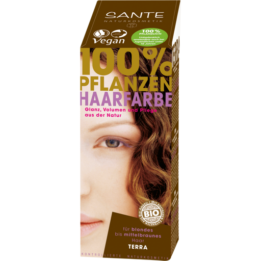 Sante Rastlinska barva za lase - terra - 100 g