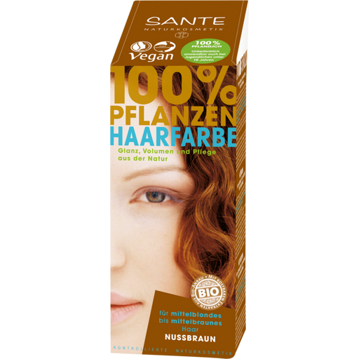 Sante Pflanzen-Haarfarbe Nussbraun - 100 g