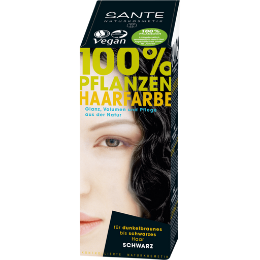 Sante Pflanzen-Haarfarbe Schwarz - 100 g