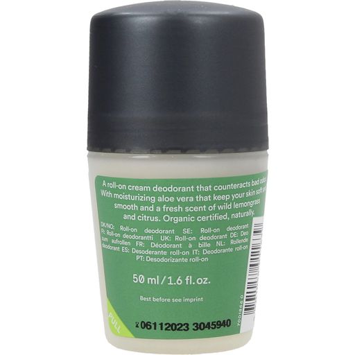 Urtekram Wild Lemongrass Roll On dezodorant - 50 ml