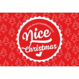 Carte de Vœux "Nice Christmas!" de Labelhair