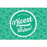 Labelhair Tarjeta "Nicest Wishes"