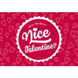 Labelhair Wenskaart "Nice Valentine"