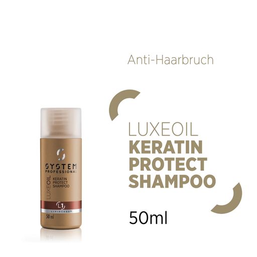 System Professional LipidCode LuxeOil Keratin Protect Shampoo (L1) - 50 ml
