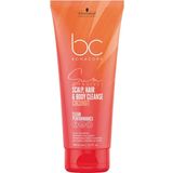 Bonacure Clean Performance Sun Protect Coconut 3-in-1 fejbőr-, haj- és testtisztító