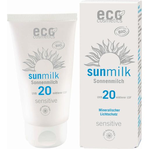 eco cosmetics Sensitive Sonnenmilch LSF 20
